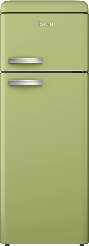 Image of Swan Top Mounted Fridge Freezer Green