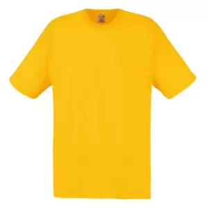 Image of Fruit Of The Loom Mens Original Short Sleeve T-Shirt (XL) (Sunflower)