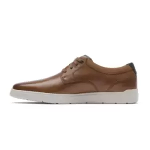 Image of Rockport Total Motion Court Plain Toe Tan - Multi