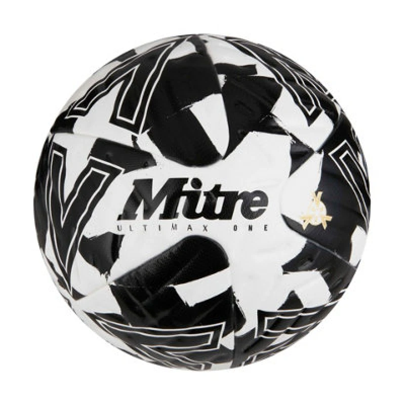 Image of Mitre Ultimax One Football White/black (5)