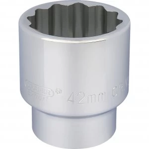 Image of Draper 3/4" Drive Polished Finish Bi Hexagon Socket Metric 3/4" 42mm