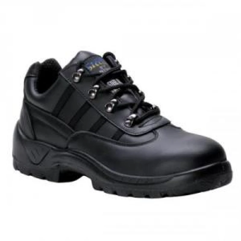 Image of Portwest Steelite S1P Safety Trainers FW25BKR43 Colour: Black