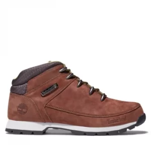 Image of Timberland Euro Sprint Mid Hiker For Men In Brown, Size 7