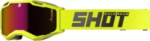 Image of Shot Iris 2.0 Solid Motocross Goggles, yellow, yellow, Size One Size