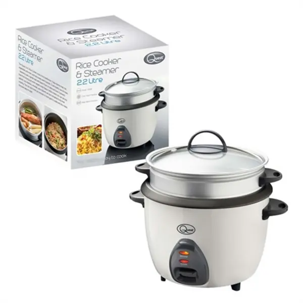 Image of Quest 2.2L Rice Cooker & Steamer