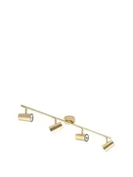 Image of Inlight Harvey 4-Light Bar Spotlight Satin Brass