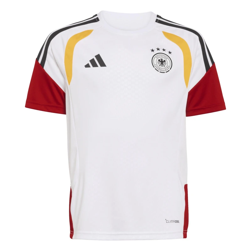 Image of adidas Germany Training Shirt World Cup 2026 Juniors International Licensed Short Sleeve T-Shirts 7-8 Years White 30837201175