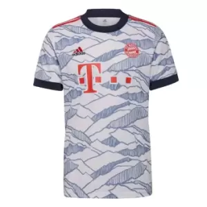 Image of adidas Bayern Munich Third Shirt 2021 2022 Junior - White