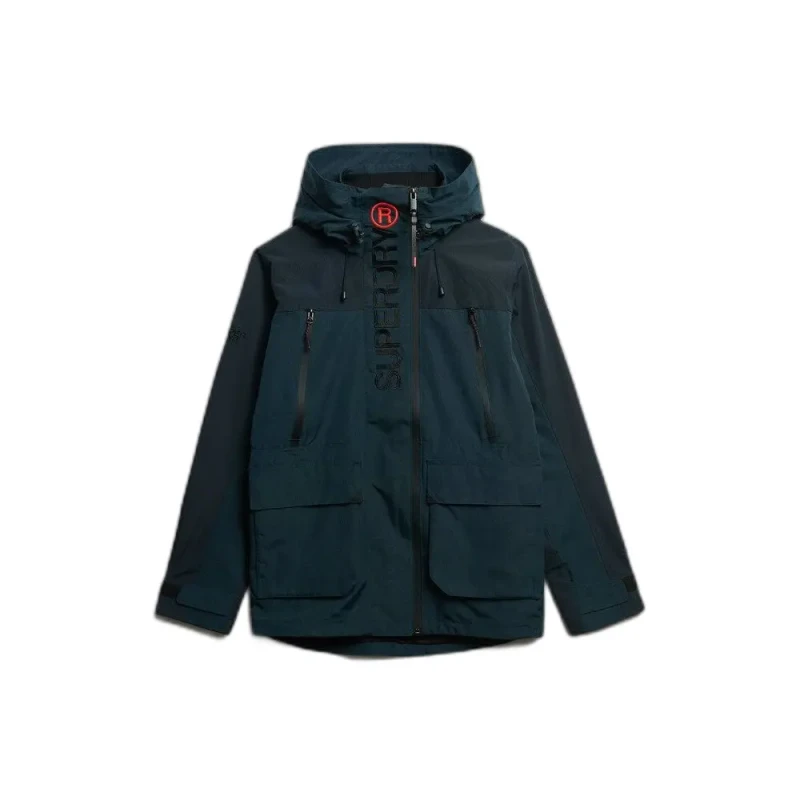Image of Superdry Windbreaker Superdry Bleu Male L