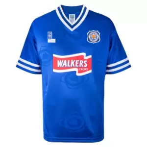 Image of Leicester City 1997 Retro Football Shirt