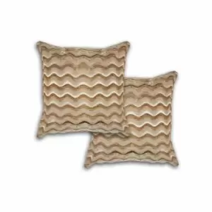 Image of Emma Barclay Cushion Cover Sinead 17 X 17" Gold (Pair)