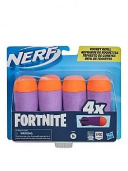 Image of Nerf Fortnite 4 Official Nerf Foam Rockets