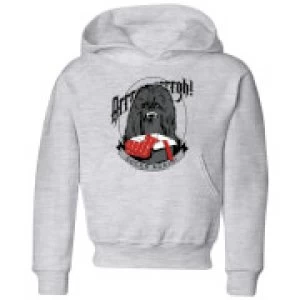 Image of Star Wars Chewbacca Arrrrgh Socks Again Kids Christmas Hoodie - Grey - 11-12 Years