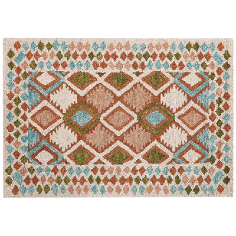 Image of Beliani Rug Ermenek Multicolour 160 X 230 Cm Wool