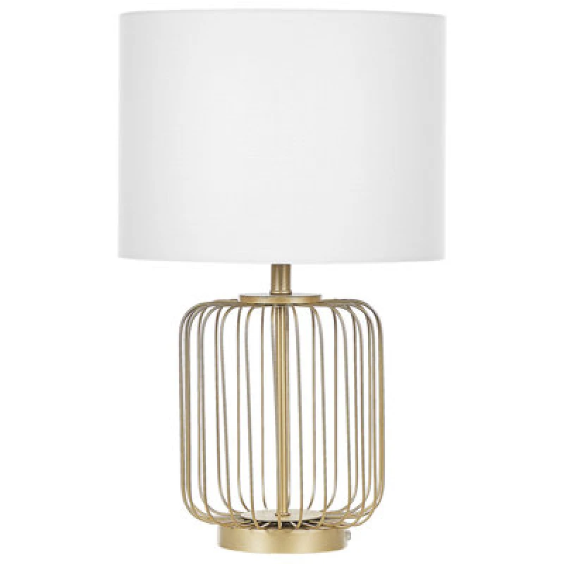 Image of Beliani Table Lamp Thouet Metal Gold