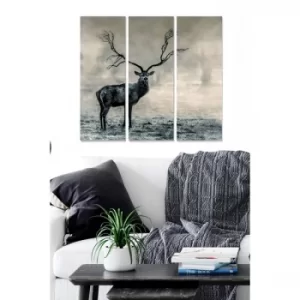 Image of MDF2916282 Multicolor Decorative MDF Painting (3 Pieces)