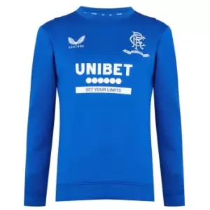 Image of Castore Rangers FC Training Sweatshirt Mens - Blue