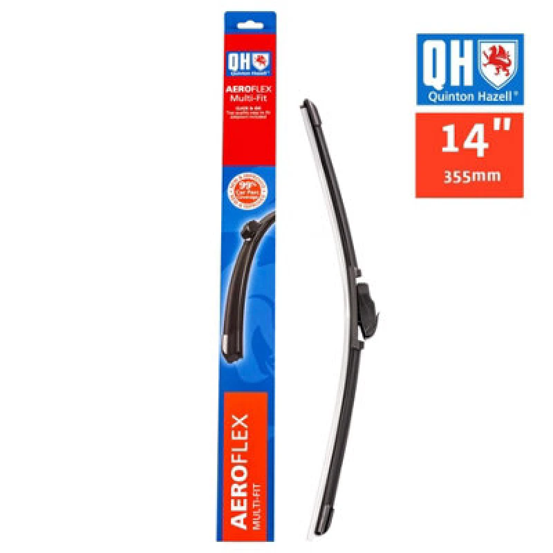 Image of Quinton Hazell Qh Ultra Aeroflex Front Wiper Blade Window Windshield Windscreen 14"