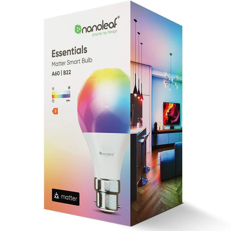 Image of Nanoleaf Nanoleaf Smart A60 Bulb UK-B22 MATTER NF080B01-1A19B
