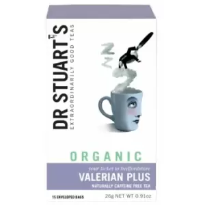 Image of Dr Stuarts Organic Valerian Plus - 15 Bags x 4 - 704385