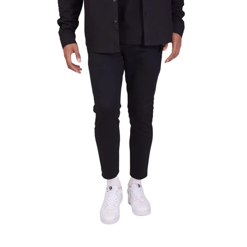 Image of Project X Paris Basic chino-style joggers Project X Paris Noir Male L