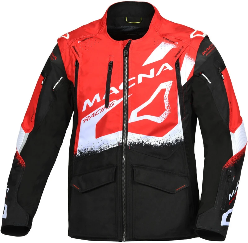Image of Macna Landmark MX Jacket Red Black Size 2XL