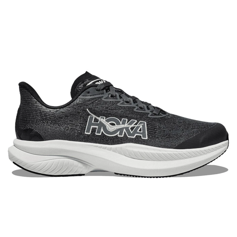Image of HOKA Hoka Mach 6 Youth Black / White - Black / Standard / 5