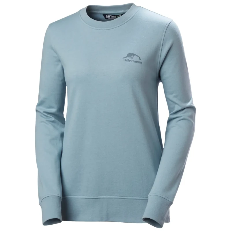 Image of Womens round neck sweatshirt Helly Hansen Nord Graphic Bleu Female XL