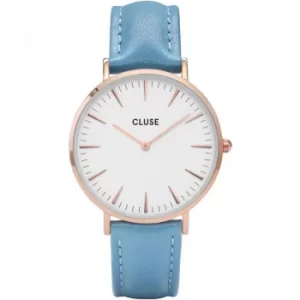 Image of Ladies Cluse La Boheme Limited Edition Retro Blue Watch