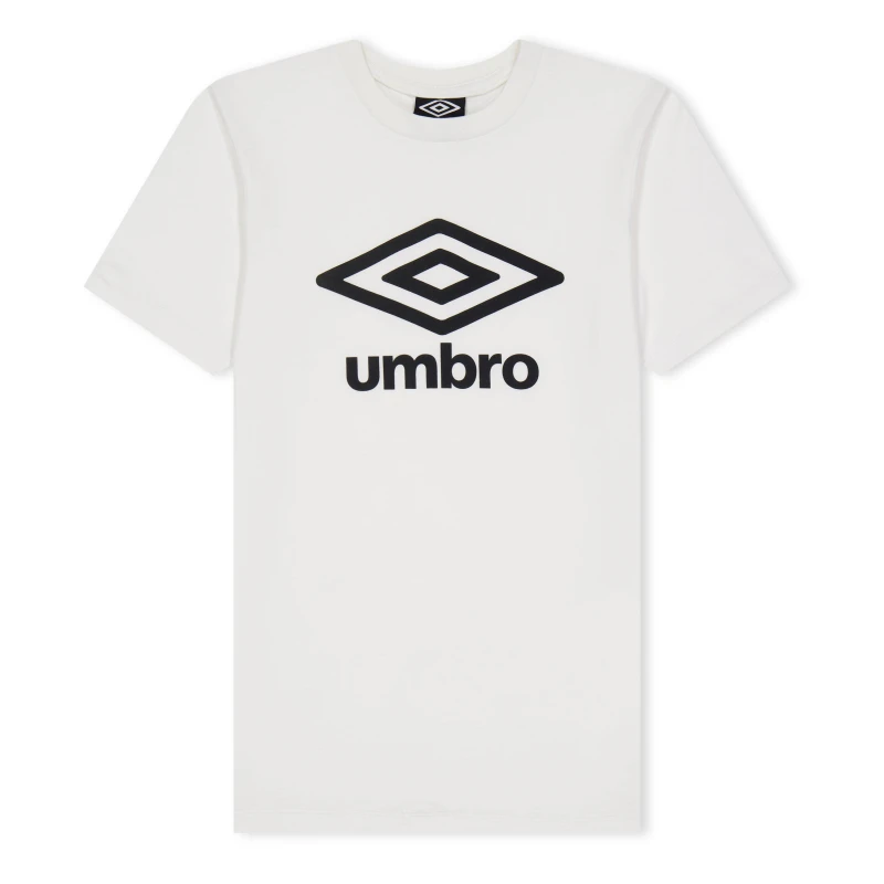 Image of Umbro Response Logo T-Shirt Childrens - White White 7 - 8 Years
