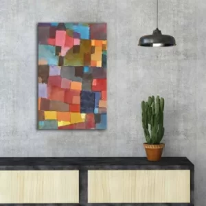 Image of FAMOUSART-025 Multicolor Decorative Canvas Painting