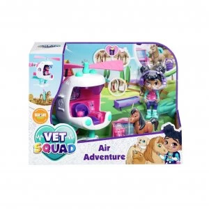 Image of Vet Squad Helicopter and Robin