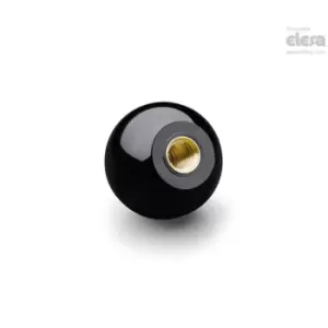 Image of ELESA PLX Spherical knobs Duroplast Boss with threaded hole PLX.20 B-M6