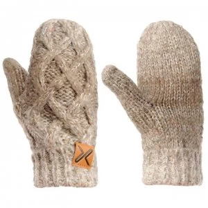 Image of Extremities Ombre Donegal Mitts - Oatmeal