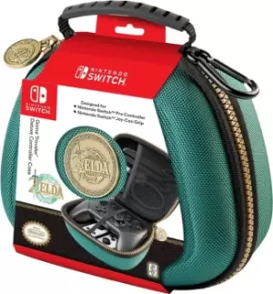 Image of The Legend of Zelda Nintendo Switch Pro Controller Travel Case - Green (Switch)