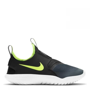 Image of Nike Flex Runner Little Kids Shoe - Grey/Volt/Black