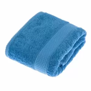 Image of HOMESCAPES Turkish Cotton Cobalt Blue Hand Towel - Cobalt Blue