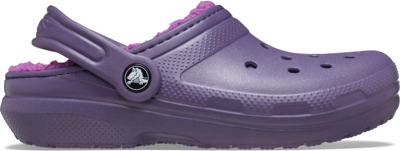 Image of Crocs Kids Toddler Classic Lined Clogs Nightshade C8