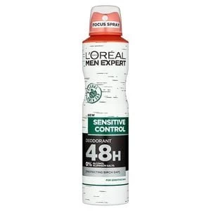 Image of LOreal Men Expert Sensitive Control 48H Deodorant 250ml
