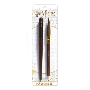 Image of Harry Potter - Wand & Broom Stationery Set