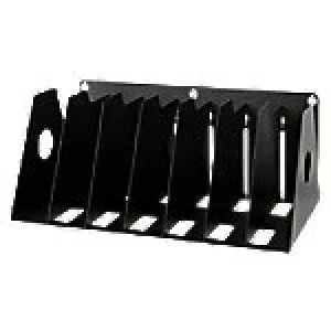 Image of Rotadex Wall Rack A4 Holds up to seven ring binders Black 36.8 x 22.2 x 16.2 cm