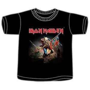 Image of Iron Maiden - Trooper Kids 7 - 8 Years T-Shirt - Black