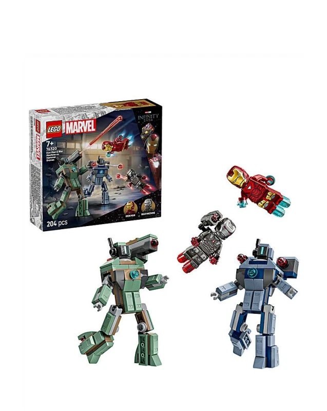 Image of LEGO Marvel Super Heroes LEGO Marvel Iron Man & War Machine vs. H - LEGO Marvel Super Heroes Male TC77201