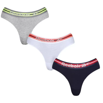 Image of Reebok 3 Pack Briefs Womens - Multi
