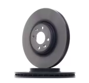 Image of TRW Brake disc RENAULT DF4371 7701207897 Brake rotor,Brake discs,Brake rotors