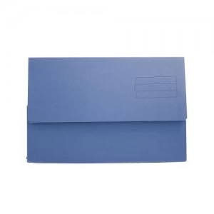 Image of Value Document Wallet Foolscap Blue PK50