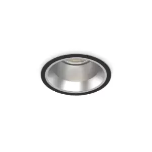 Image of Off Round Recessed Downlight Black 11cm 3000K