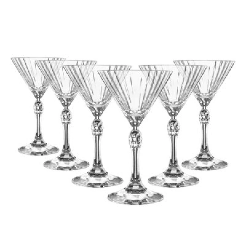 Image of Bormioli Rocco America '20s Martini Glasses - 155ml - Clear - Pack of 6 Clear