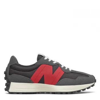Image of New Balance LS 327 Trainers - Blk/Grey/Red