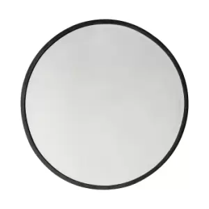 Image of Henty Round Mirror 80cm Black